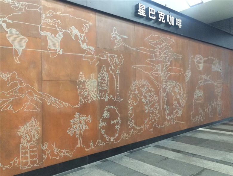 岳西耐候钢幕墙